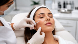 Trattamento skinbooster a Roma con microiniezioni di acido ialuronico per migliorare idratazione, luminosità ed elasticità della pelle.